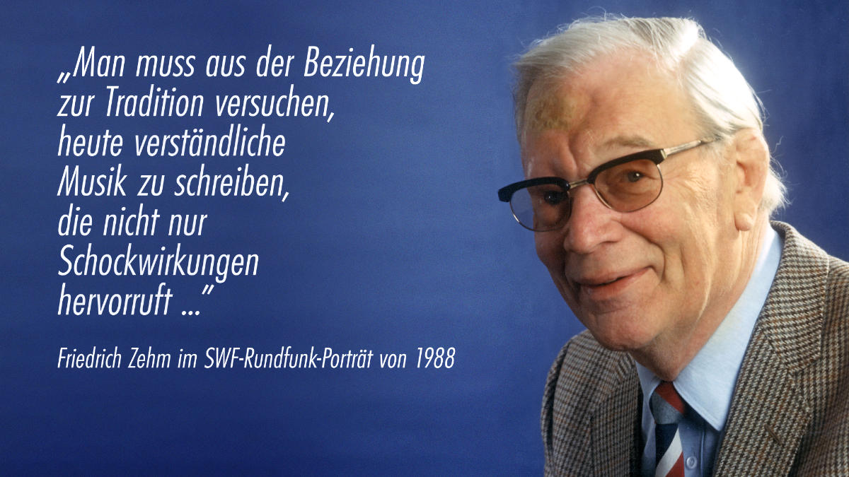 Friedrich Zehm Porträt 1988